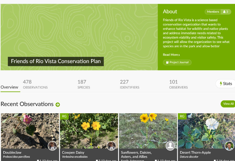 Friends of Rio Vista Conservation Plan